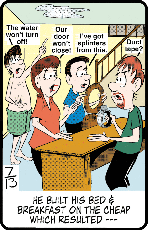 Daily Jumble answers today July 13 2026 cartoon by David Hoyt
