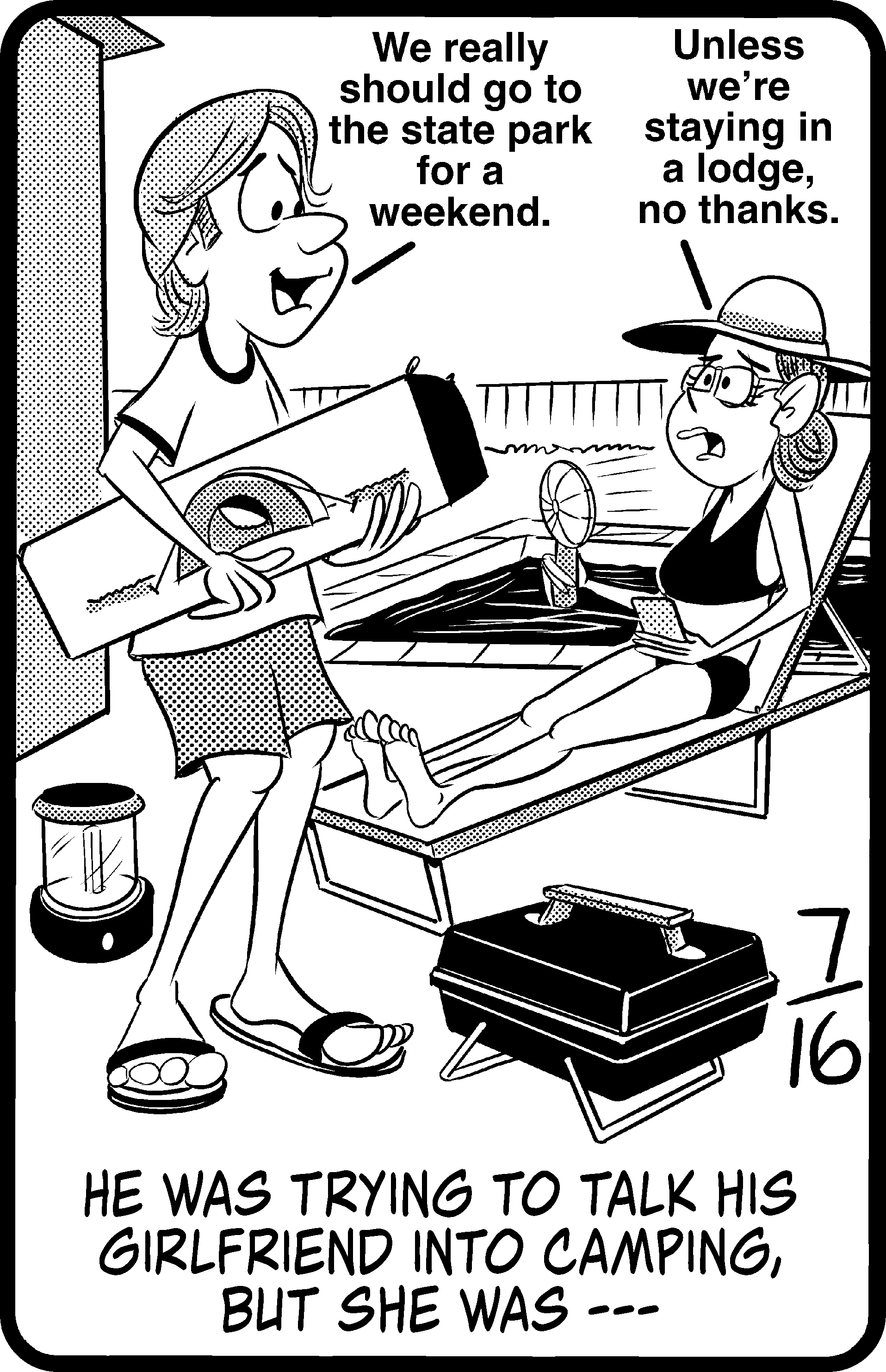 Daily Jumble answers today July 16 2026 cartoon by David Hoyt
