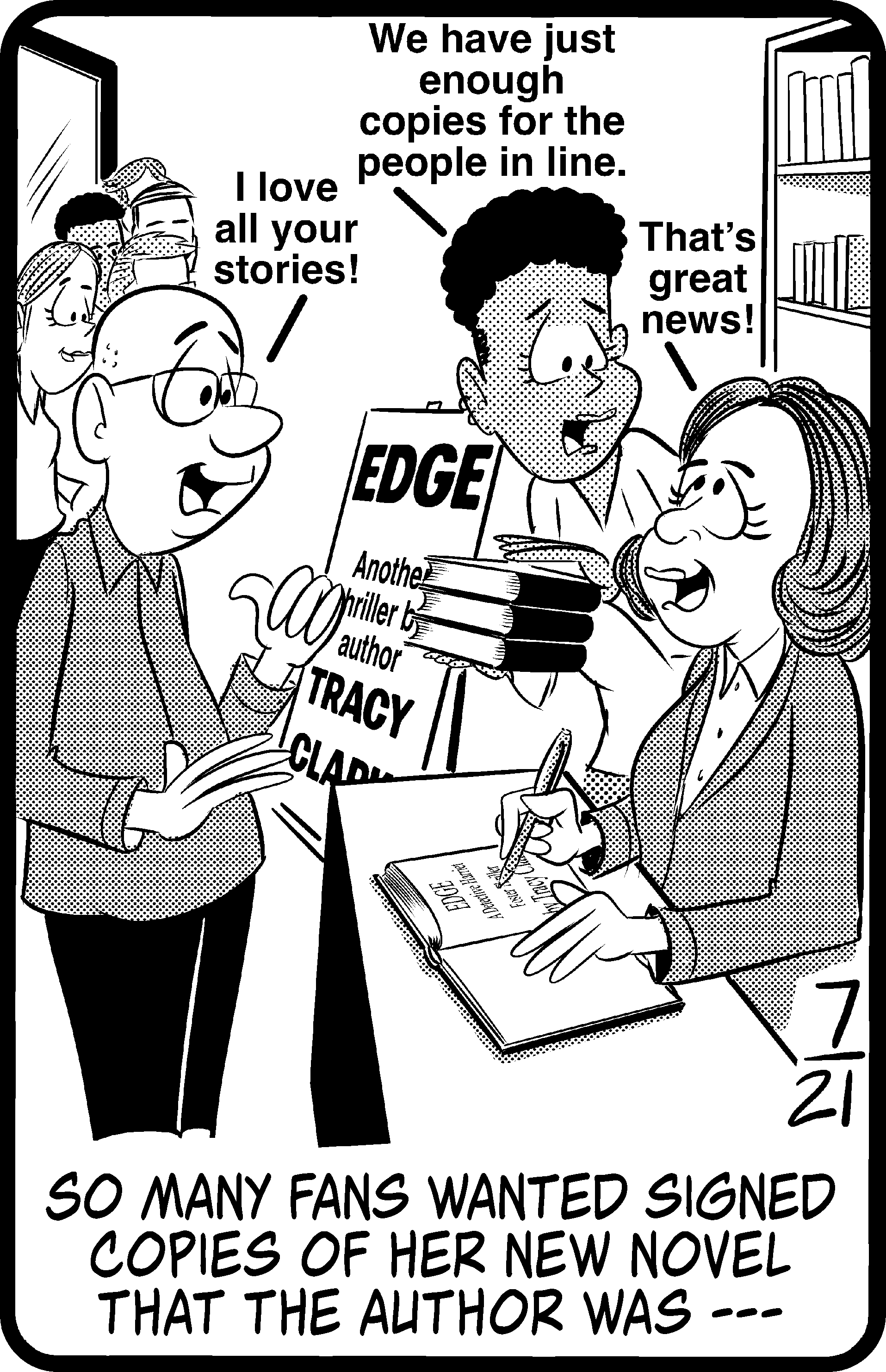Daily Jumble answers today July 21 2026 cartoon by David Hoyt