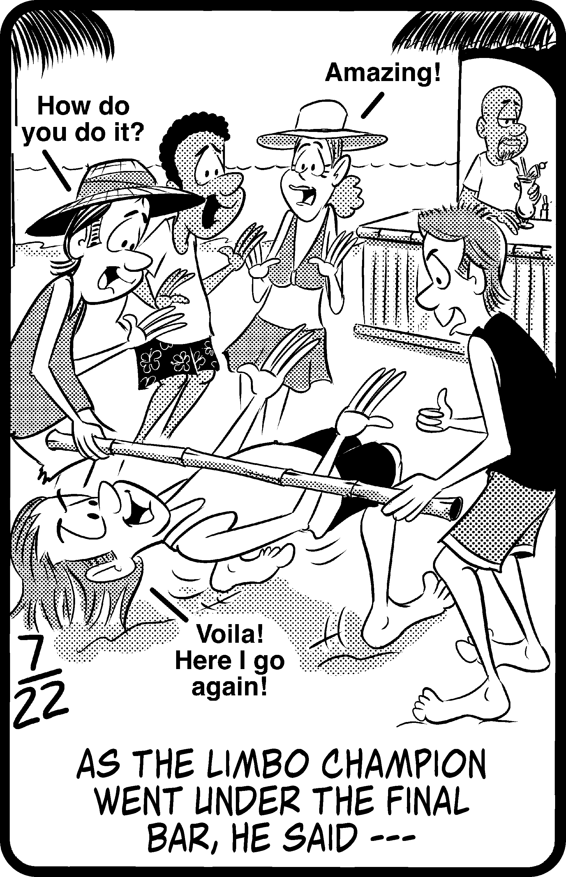 Daily Jumble answers today July 22 2026 cartoon by David Hoyt