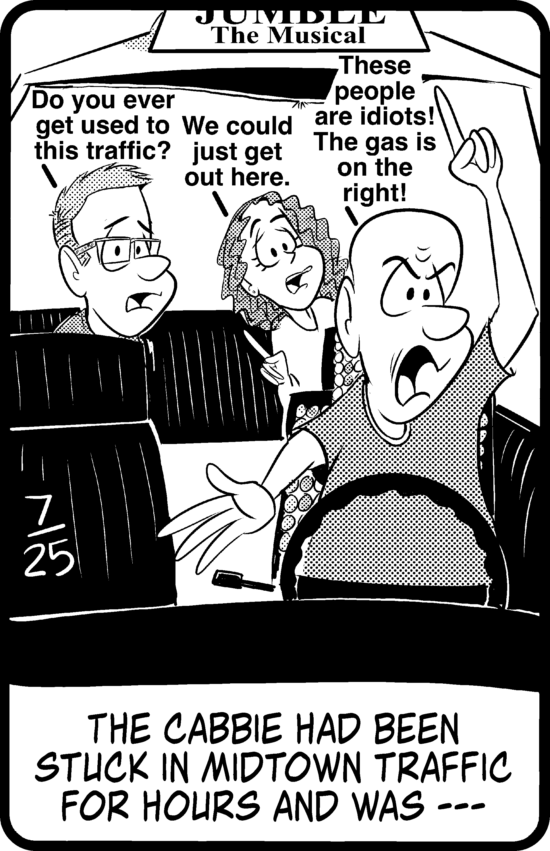 Jumble Cartoon for 07/25/2026