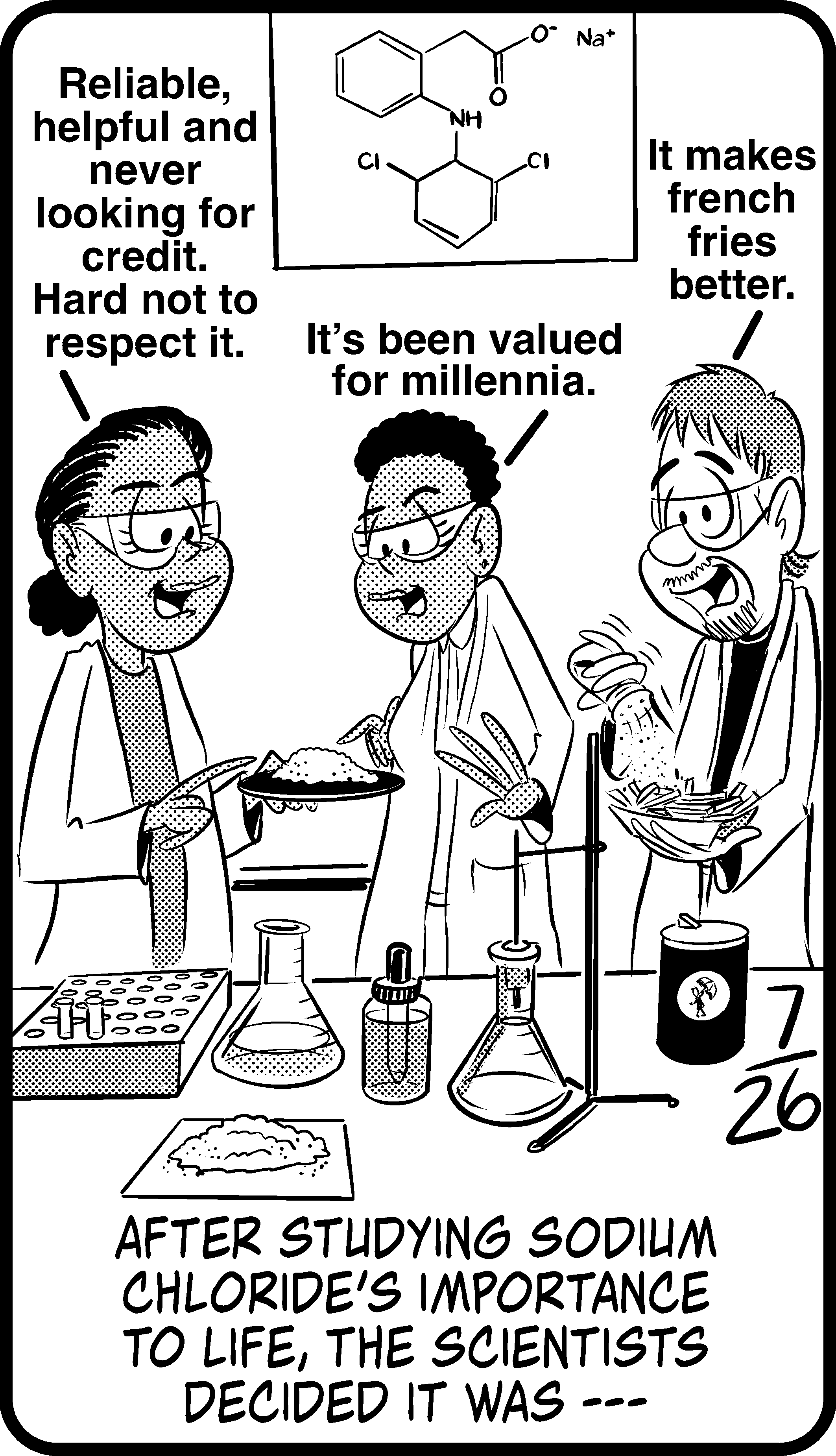 Sunday Jumble answers July 26 2026 cartoon by David Hoyt